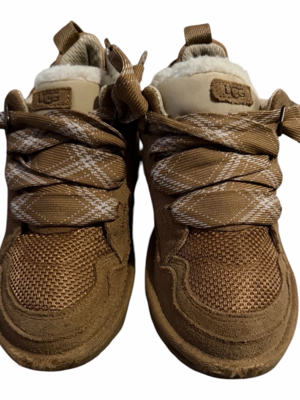 UGG Brown Lace-Up Sneakers